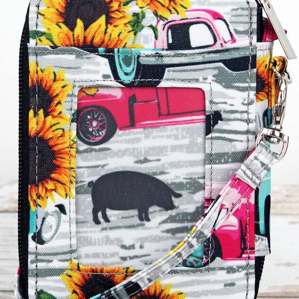 Sunflower Harvest Wristlet